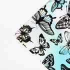 Плёнка упаковочная с голографией «Бабочки», 100 х 70 см - Фото 2