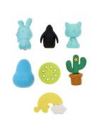 Набор фигурных ластиков, 7 штук, МИКС - Фото 3