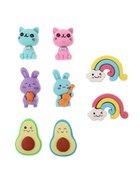 Набор фигурных ластиков, 7 штук, МИКС - Фото 4