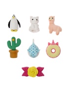 Набор фигурных ластиков, 7 штук, МИКС - фото 120957136