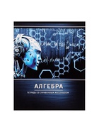 Предметная тетрадь по алгебре Calligrata «Металл», 48 листов, в клетку, со справочным материалом, обложка из мелованного картона - Фото 3
