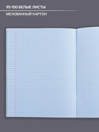 Предметная тетрадь по алгебре Calligrata «Коллаж», 48 листов, в клетку, со справочным материалом, обложка из мелованного картона - Фото 2