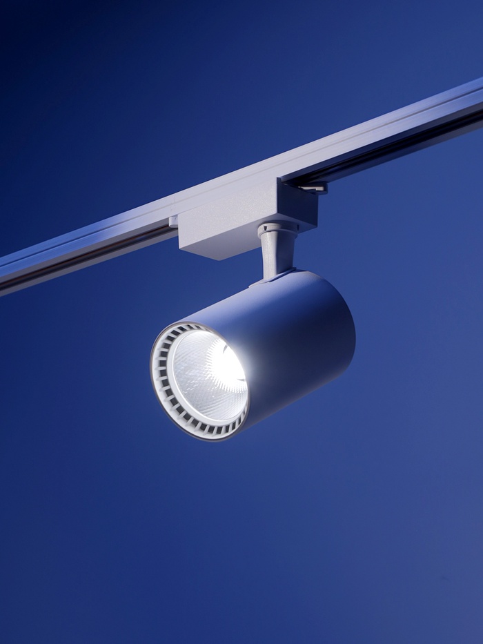Трековый светильник Luazon Lighting TSL-016, 30 Вт, 2400 Лм, 2700-6500К, управление с пульта, белый, 3 режима свечения