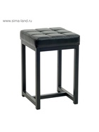 Табурет для кухни «Клик Мебель. Лофт 4», искусственная кожа, цвет чёрный - Фото 3