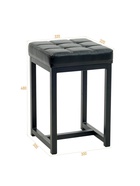 Табурет для кухни «Клик Мебель. Лофт 4», искусственная кожа, цвет чёрный - Фото 6