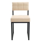 Стул для кухни Клик Мебель «Лофт 3», черный/молочная рептилия - Фото 3