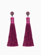 Серьги «Кисти» гармония, цвет фиолетовый, L кисти 8.5 см - Фото 1