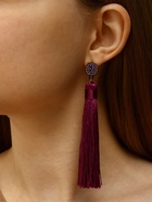 Серьги «Кисти» гармония, цвет фиолетовый, L кисти 8.5 см - Фото 7