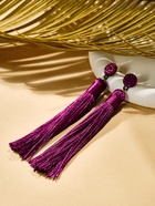 Серьги «Кисти» гармония, цвет фиолетовый, L кисти 8.5 см - Фото 8