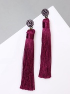 Серьги «Кисти» гармония, цвет фиолетовый, L кисти 8.5 см - Фото 9