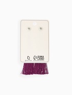 Серьги «Кисти» гармония, цвет фиолетовый, L кисти 8.5 см - Фото 10