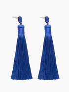Серьги «Кисти» гармония, синие, L, кистей, 10.5 см - Фото 5