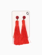 Серьги «Кисти» гармония, цвет красный, L кисти 8.5 см - Фото 4