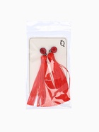 Серьги «Кисти» гармония, цвет красный, L кисти 8.5 см - Фото 9