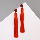Серьги «Кисти» гармония, цвет красный, L кисти 8.5 см - Фото 3