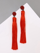 Серьги «Кисти» гармония, цвет красный, L кисти 8.5 см - Фото 7