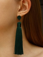 Серьги «Кисти» гармония, цвет изумрудный, L кисти 8.5 см  (артикул 4102021)  большой выбор товаров оптом и в розницу по низким ценам с доставкой