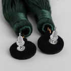 Серьги «Кисти» гармония, цвет изумрудный, L кисти 8.5 см - Фото 5