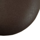 Табурет "Ультра" с кольцом, Серебристый металлик/шоколад - Фото 3