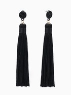 Серьги «Кисти», гармония, чёрные, L кисти 8.5 см - Фото 1