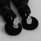 Серьги «Кисти» гармония, цвет чёрный, L кисти 8.5 см - Фото 5