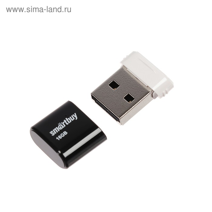 

Флешка Smartbuy Lara, 16 Гб, USB2.0, чт до 25 Мб/с, зап до 15 Мб/с, черная
