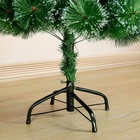 Искусственная ёлка настольная «Зимнее волшебство. Кедр переливающийся», 120 см, d нижнего яруса 80 см, 110 веток отгибаются - Фото 4