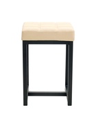 Табурет для кухни «Клик Мебель. Лофт 4», искусственная кожа, цвет чёрный/молочная рептилия - Фото 3