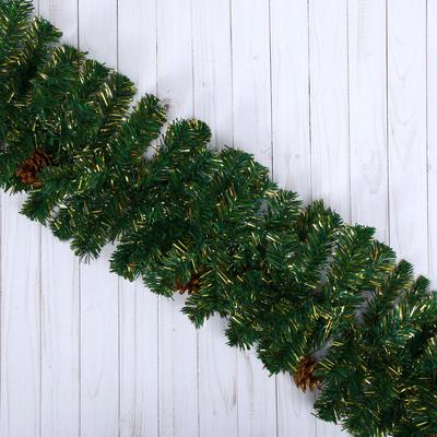 Гирлянда новогодняя «Зимнее волшебство. Шишки», ёлочная, 270 см, d=25 см, 220 веток