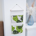 Органайзер подвесной с карманами Доляна «Тропики», 3 отделения, 47×25 см - Фото 3