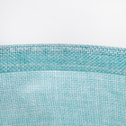 Корзина бельевая текстильная «Лёгкость», цвет голубой - Фото 2