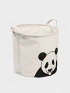 Корзина для белья Доляна «Панда», 30×30×30 см, белая - Фото 15