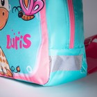 Рюкзак детский на молнии, светоотражающая полоса, цвет розовый/бирюзовый - Фото 7