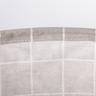 Корзина для белья Доляна «Клетка», 30×30×30 см, серая - Фото 4