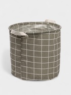 Корзина для белья Доляна «Клетка», 30×30×30 см, серая - Фото 7