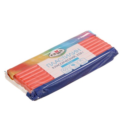 Пластилин «Гамма. Классический», 250 г, алый