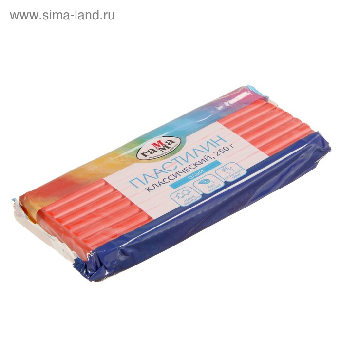 Пластилин «Гамма. Классический», 250 г, алый - Фото 1