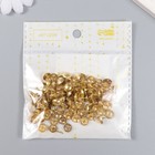 Набор декоративных гвоздиков "Глянец" набор 100 шт золото 0,9х0,9 см (комплект 3 шт) - фото 26594956