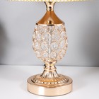 Лампа настольная «Авантюризм» 1×60 Вт E27 золото низ подсветка 29×29×43 см RISALUX - Фото 5