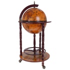Глобус-бар декоративный, напольный, малый 56х49х33 см - Фото 6