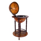 Глобус-бар декоративный, напольный, малый 56х49х33 см - Фото 7