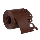 Лента бордюрная, 0.15 × 9 м, толщина 1.2 мм, пластиковая, фигурная, коричневая, Greengo - фото 11970050