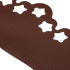 Лента бордюрная, 0.15 × 9 м, толщина 1.2 мм, пластиковая, фигурная, коричневая, Greengo - Фото 7