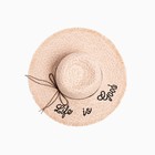 Шляпа женская "Life is good", размер 54-56, цвет светло-розовый - Фото 4
