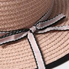 Шляпа для девочки MINAKU "Леди", размер 52-54, цвет розовый - Фото 3