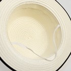 Шляпа для девочки MINAKU "Леди", размер 52-54, цвет экрю - Фото 4
