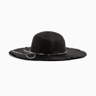 Шляпа женская MINAKU "Блеск", размер 56, цвет чёрный - Фото 1