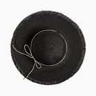 Шляпа женская MINAKU "Блеск", размер 56, цвет чёрный - Фото 2