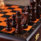 Шахматы деревянные "Тёмная классика", 30 х 30 см, настольная игра, король h-8 см - Фото 3