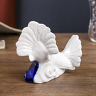 Сувенир керамика "2 голубка" кобальт, стразы 9,2х12х6 см - Фото 4